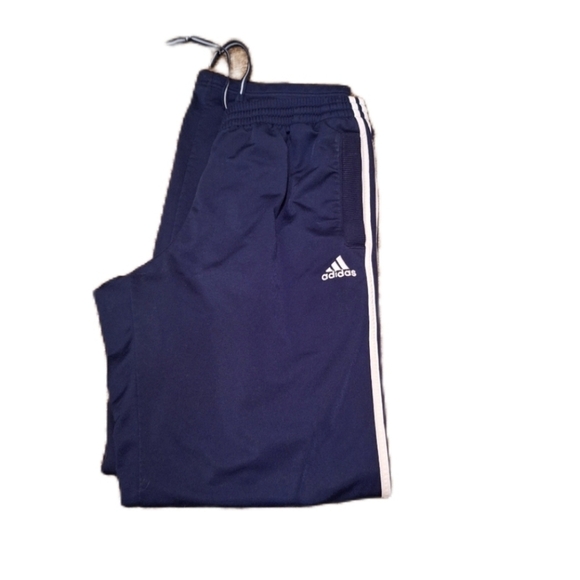 Adidas Men's Blue Track Pants Workout Size Medium 👔 - Picture 1 of 5